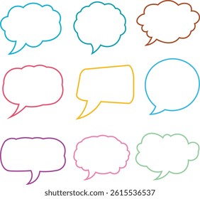 Bubble Chat Logo: Modern Vector Design Abstract Bubble Chat Symbol Vector Bubble Chat Illustration