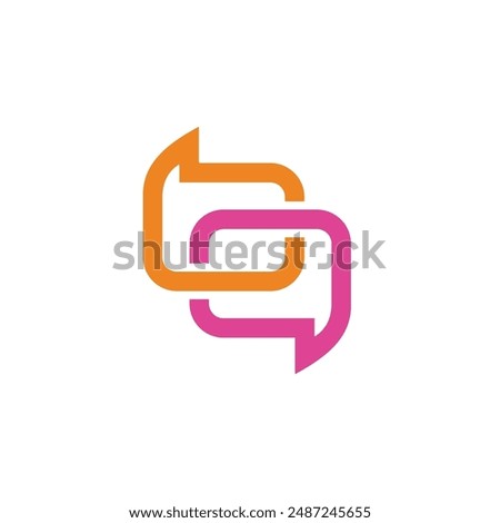 Bubble Chat logo vector design template