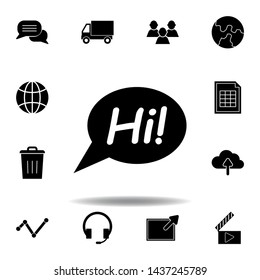 bubble, chat message, conversation icon. elements of web illustration icons. signs, symbols can be used for web, logo, mobile app, UI, UX
