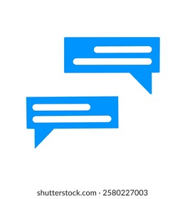 bubble chat message logo icon simple design illustration