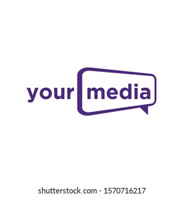 Bubble chat professional logo design vector template.
