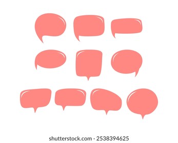 Bubble Chat Shape Element Set