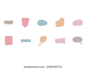 Bubble Chat Shape Element Set