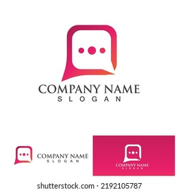 Logo de Bubble Chat Social Template