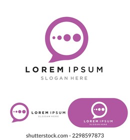 Bubble Chat Social Template logo