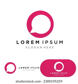 Bubble Chat Social Template logo