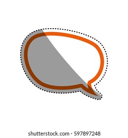 Bubble chat speak box icon vector illustration graphic design