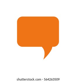 Bubble chat speakbox icon vector illustration graphic design