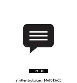 bubble chat speech icon vector illustration