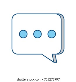 Bubble chat symbol