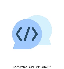 bubble chat talk talking communication team teamwork code coding program programming programmer website webpage homepage web development icon