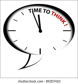 Bubble Clock "Time to THINK!"