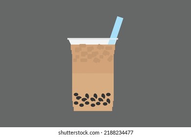 bubble coffee cup plastic ice Boba 