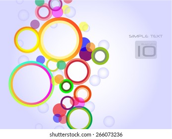 bubble color  background 