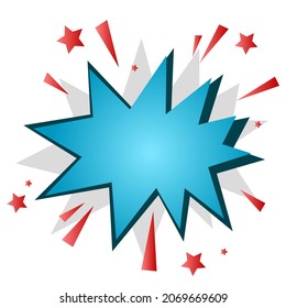 Bubble color vector isolated for promotion banner or flyer