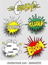 BUBBLE COMIC ELEMENT SET