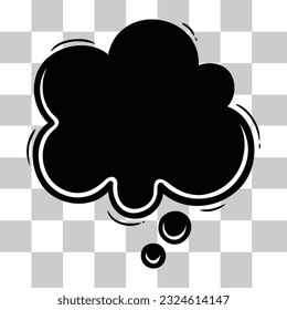 Bubble comic speech, great design for any purposes. Sticker design. vector illustration