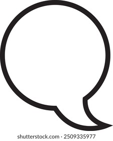 Bubble for Comments, Chat, comic vector icon eps 10