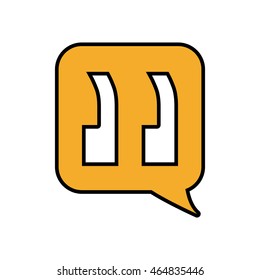 bubble communication message speak icon. Isolated and flat illustration. Vector graphic