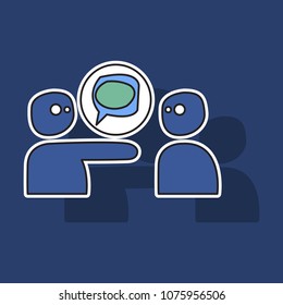 Bubble of communication for technology and social media