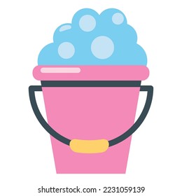 bubble container icon vector image with white background