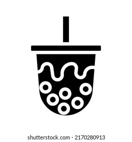 bubble drink icon color editable