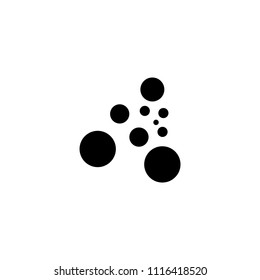 bubble flat minimalistic logo