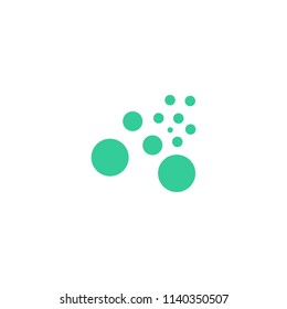 bubble flat minimalistic logo