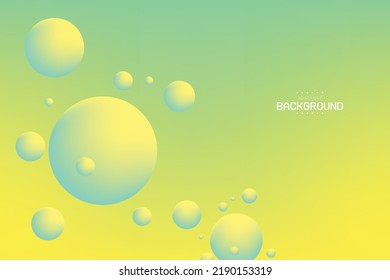 bubble floating panet sphere cell shape biology cosmology space science theme background for advertisement banner website template product presentation package vector eps.