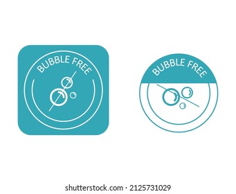 Bubble free icon vector illustration