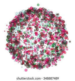 Bubble globe for design project - vector illustration 