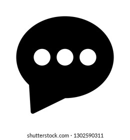 bubble glyph icon