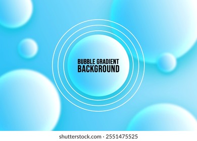 bubble gradient background wallpaper design for text and image layout