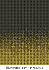 bubble gradient pattern in green brown and yellow