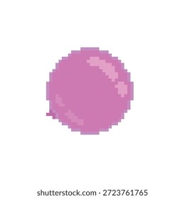 arte de pixel de doce de chiclete