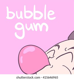 bubble gum message