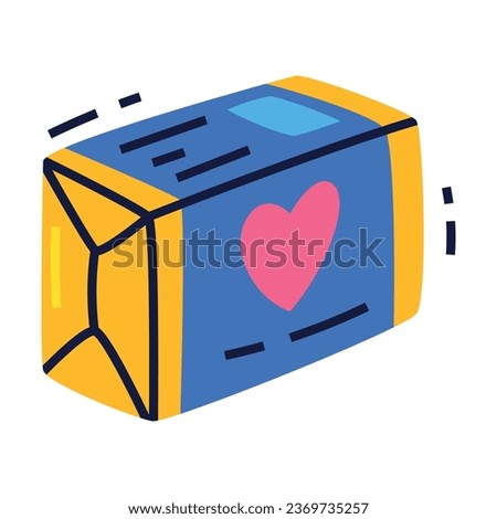 Bubble Gum Wrap or Package as Sweet Chewing Gum Vector Illustration