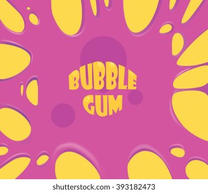 Bubble gum.Realistic texture, can be used as a print on a T-shirt or bag. Perfect background for a poster or billboard.Advertising children's gum.
Advertising children's gum.