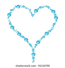 Bubble heart