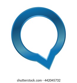 Bubble icon. Communication design. Vector graphic