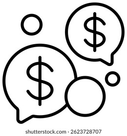 Bubble Icon Element For Design