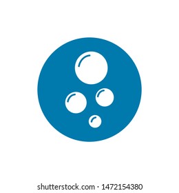 Bubble icon isolated on white background. Vector art.