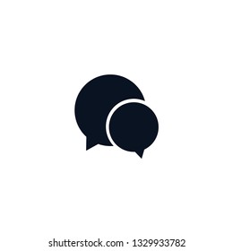 bubble icon on a white background