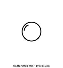 Bubble icon simple vector perfect illustration