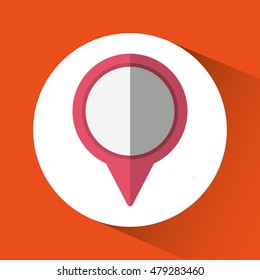 Bubble icon. Social network and media theme. Colorful design. Vector illustration
