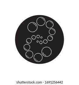 plantilla de diseño de ilustración vectorial de icono de burbuja