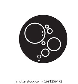 bubble icon vector illustration design template