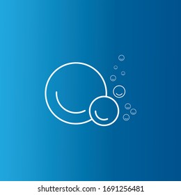 plantilla de diseño de ilustración vectorial de icono de burbuja