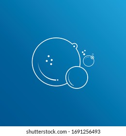 bubble icon vector illustration design template