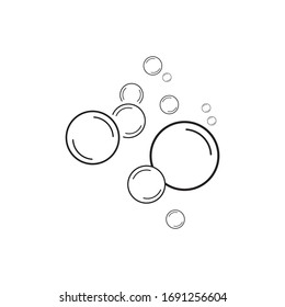 bubble icon vector illustration design template